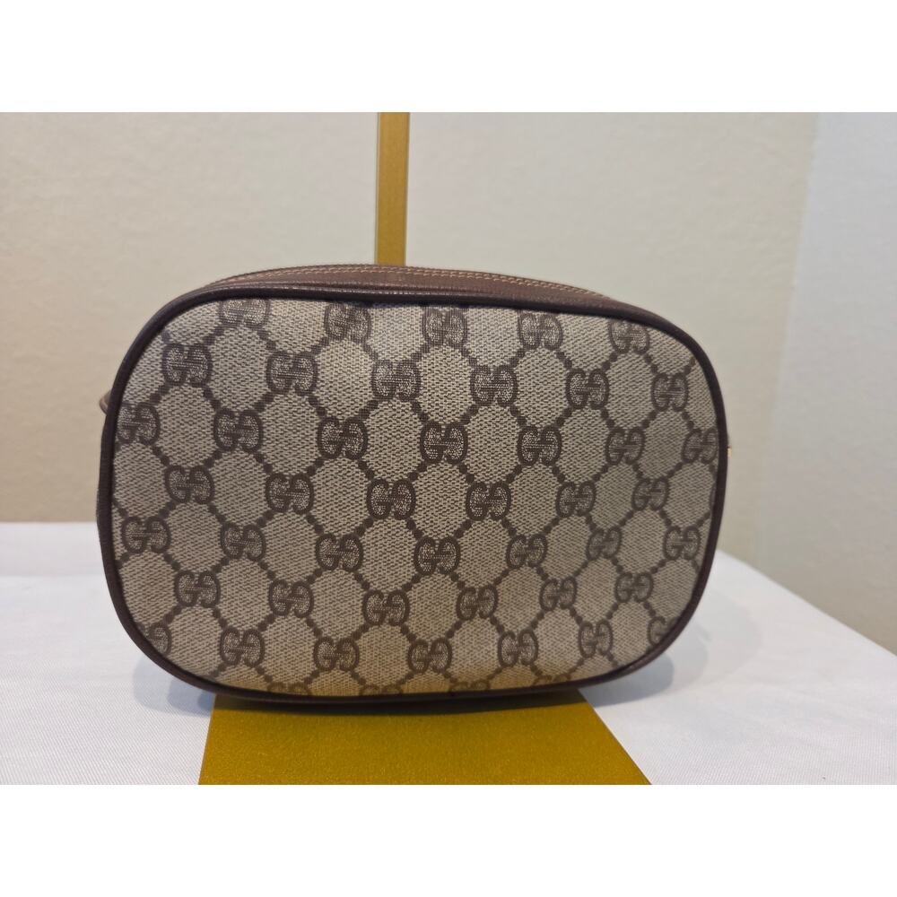 Gucci GG Supreme Small Crossbody Web Stripe Vintage Ophidia Bag Brown leather - Picture 3 of 14